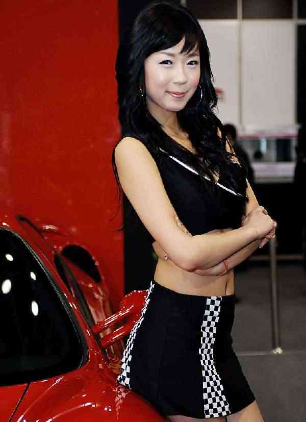 韩国美女韩国美女车展现场写真